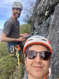 Escalade manip de haut de voie à Brison St Innocent Escalade manip de haut de voie à Brison St Innocent